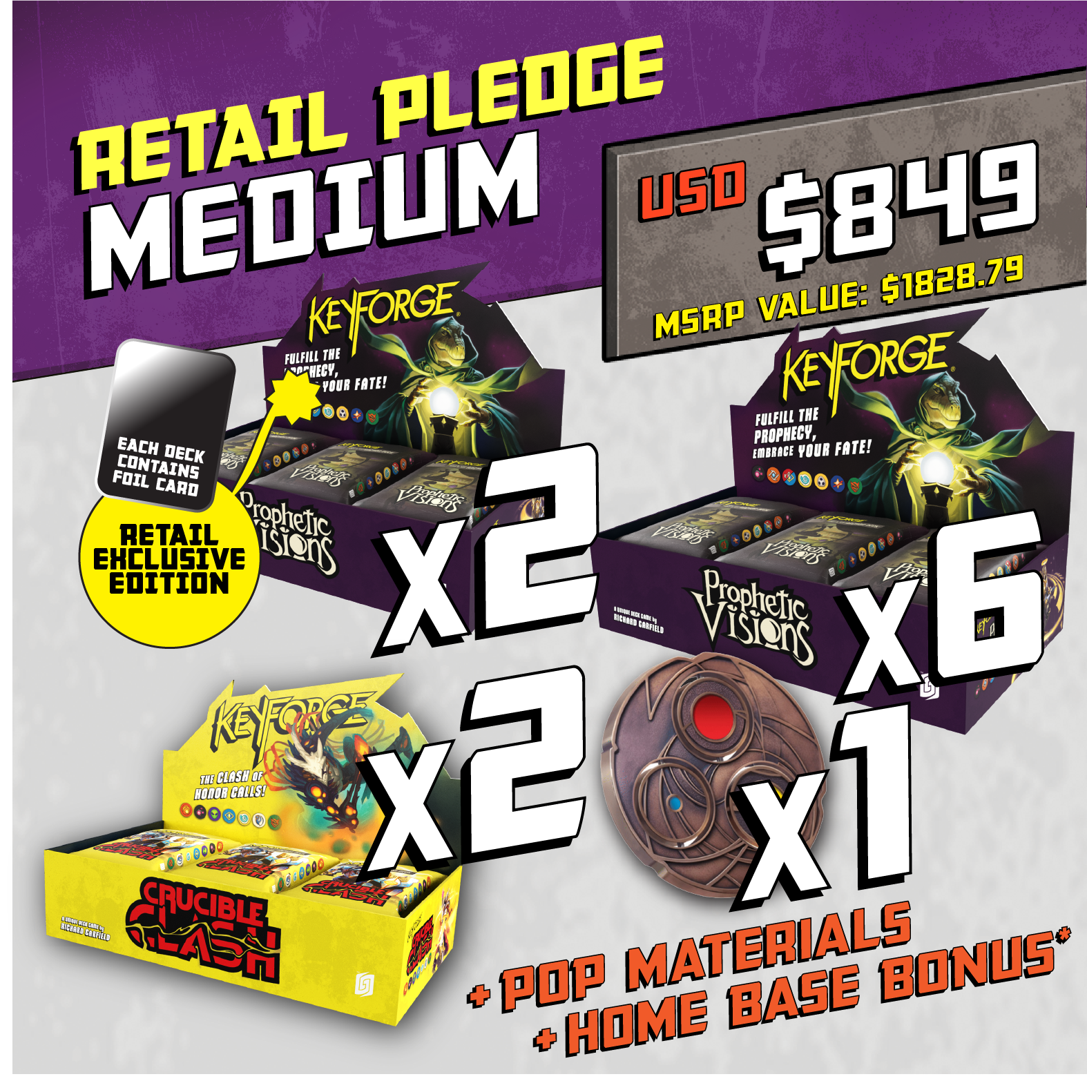 KeyForge Prophetic Visions Retailer Information Page – Ghost Galaxy